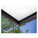 NADSTREŠEK NAD VRATI PALRAM, CANOPY SOPHIA 1600 GREY - OPAL BALA - slika 4